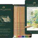Colour pencil Pitt Pastel tin of 12