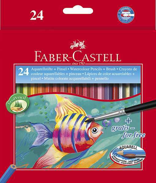 Classic Colour watercolour pencils, cardboard wallet of 24