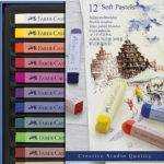 Soft pastels cardboard box of 12