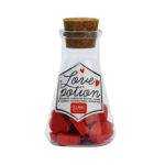 Love Potion - Set Of 18 Heart-Shaped Erasers