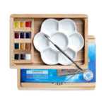 Fine Watercolour Wooden Box Gift Set
