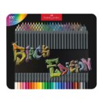 Black Edition Colouring Pencils 100x Metal Case